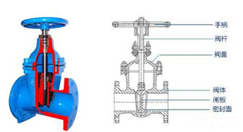 闸阀结构图