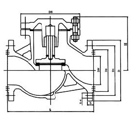 升降式止回阀结构图