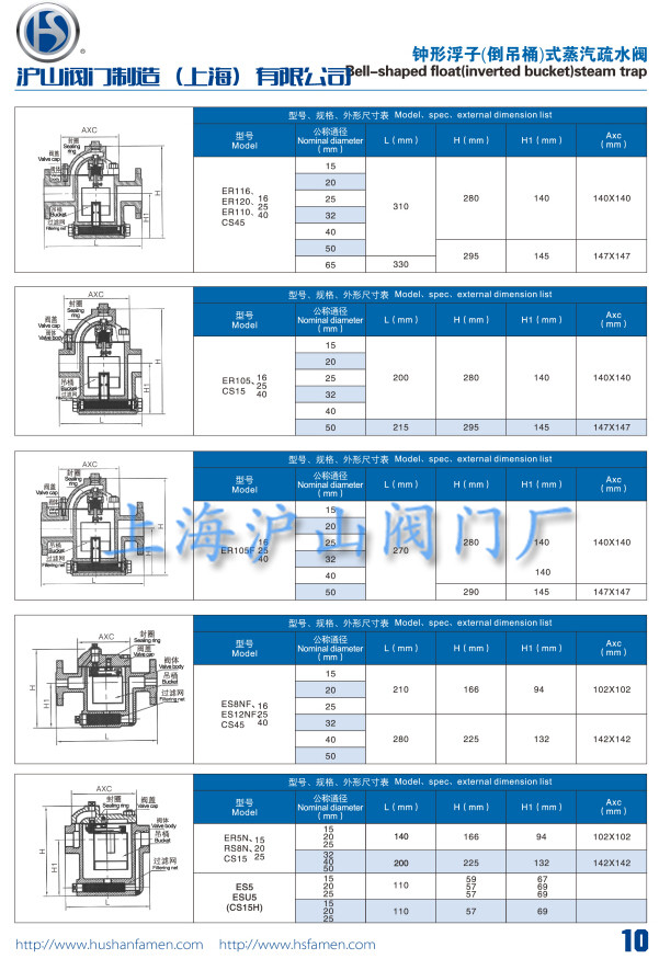 钟形浮子（倒吊桶）式蒸汽疏水阀介绍2