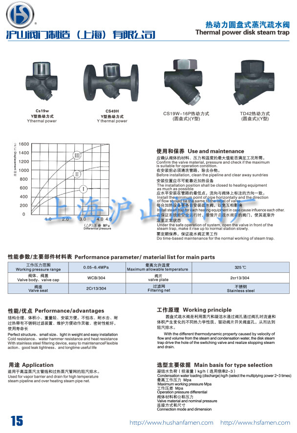 热动力圆盘式蒸汽疏水阀介绍3