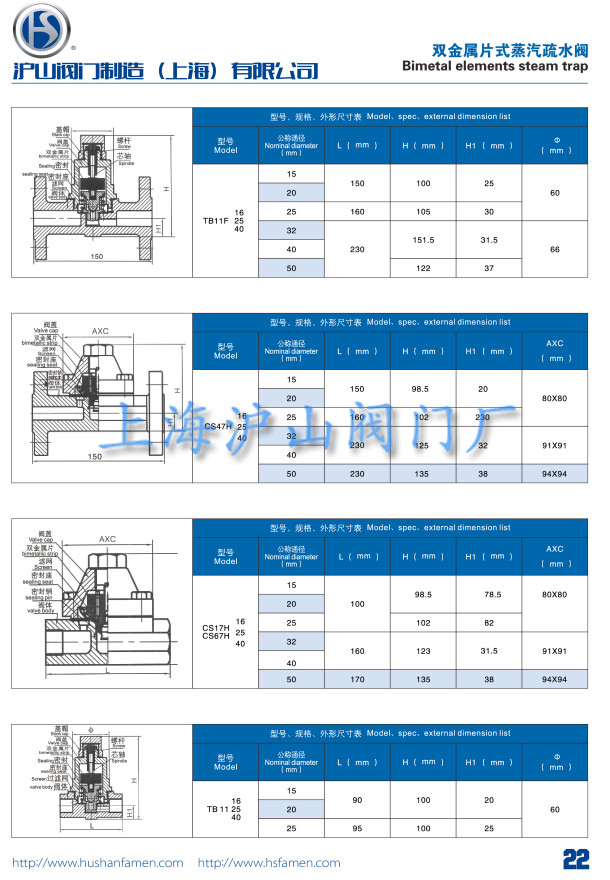 双金属片蒸汽疏水阀介绍2